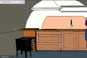 Design in SketchUp for Kitchen